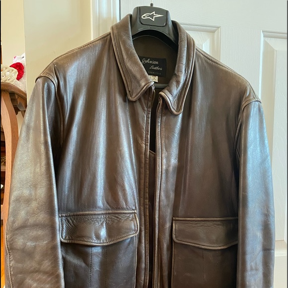 johnson’s Other - Mens leather bomber jacket